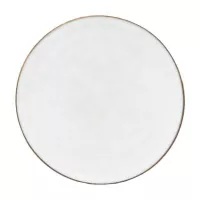 Plato de Ceramica Redondo de 20 Centimetros de Color Blanco BELLARTE LDX-P00637