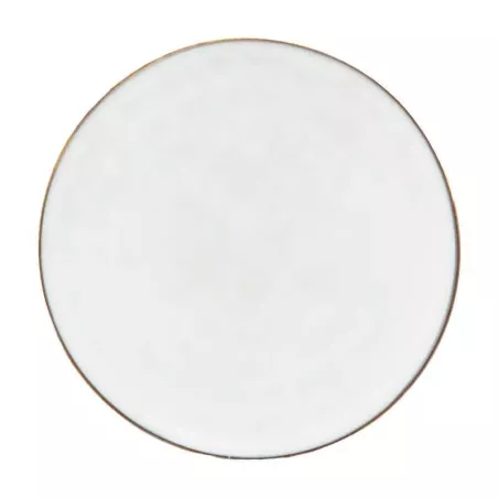 Plato de Ceramica Redondo de 20 Centimetros de Color Blanco BELLARTE LDX-P00637