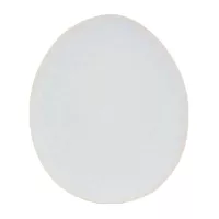 Plato Ovalado de Ceramica 28.5 x 23.8 Centimetros Blanco Hueso BELLARTE LDX-P00653