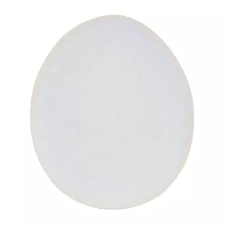 Plato Ovalado de Ceramica 28.5 x 23.8 Centimetros Blanco Hueso BELLARTE LDX-P00653