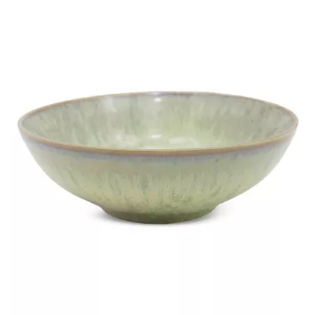 Bowl de Ceramica Redondo de 17.5 x 6 Centimetros de Color Verde BELLARTE LDX-W00541