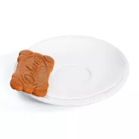 Plato de Vidrio Redondo Restaurant para Taza de 11.2 Centimetros de Color Blanco ARC 22670 2