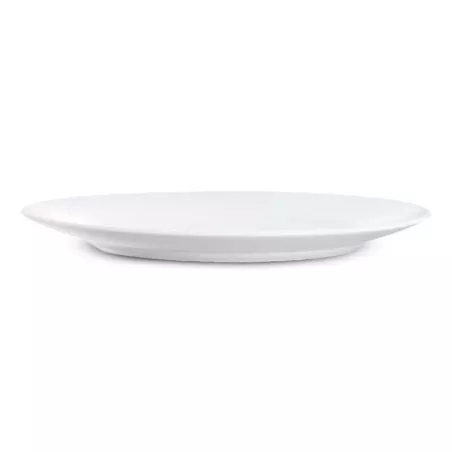 Plato de Vidrio Redondo para Restaurante de 14 Centimetros de Color Blanco ARC 22720