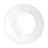 Plato de Vidrio Redondo de Borde Ancho para Restaurante de 19.5 Centimetros ARC 22530
