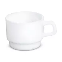 Taza de Vidrio para Restaurante de 190 Mililitros de Color Blanco ARC 22837