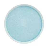 Plato de Ceramica Redondo de 20 Centimetros de Color Celeste BELLARTE LDX-P00639