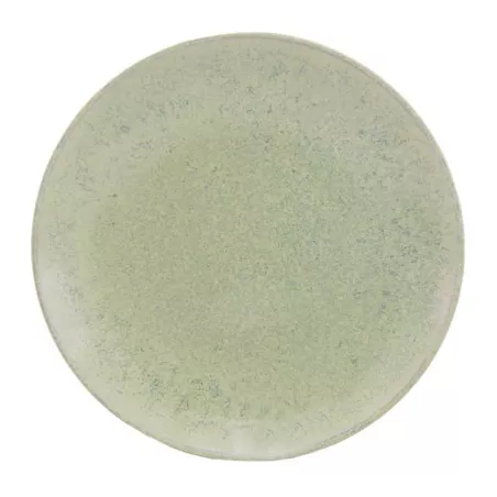 Plato de Ceramica Redondo de 22 Centimetros de Color de Verde BELLARTE LDX-P00715