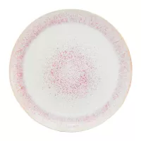 Plato de Ceramica Redondo de 26 Centimetros de Color Blanco BELLARTE LDX-P00632