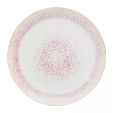 Plato de Ceramica Redondo de 26 Centimetros de Color Blanco BELLARTE LDX-P00632