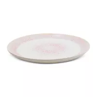 Plato de Ceramica Redondo de 26 Centimetros de Color Blanco BELLARTE LDX-P00632 2