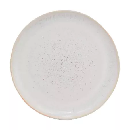 Plato de Ceramica Redondo de 20 Centimetros de Color Blanco BELLARTE LDX-P00633