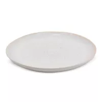 Plato de Ceramica Redondo de 20 Centimetros de Color Blanco BELLARTE LDX-P00633 2