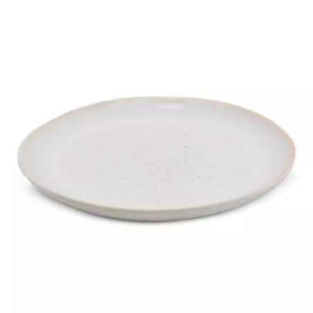 Plato de Ceramica Redondo de 20 Centimetros de Color Blanco BELLARTE LDX-P00633