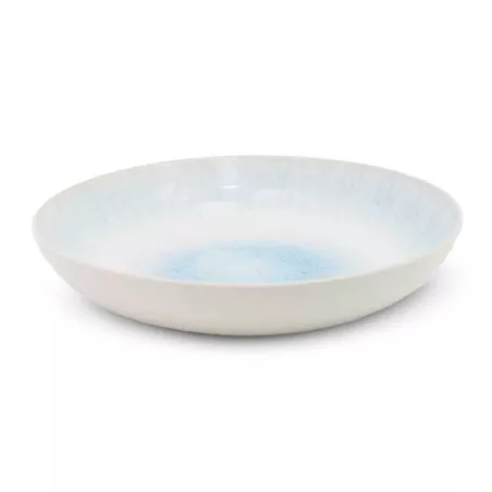 Bowl de Ceramica Redondo de 20 x 4 Centimetros de Color Blanco BELLARTE LDX-W00465