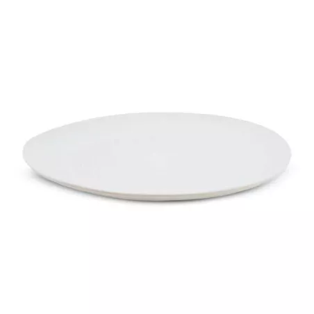 Plato Ovalado de Ceramica 28.5 x 23.8 Centimetros Blanco Hueso BELLARTE LDX-P00653