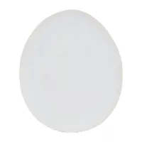 Plato Ovalado de Ceramica  21.5 x 18 Centimetros Blanco BELLARTE LDX-P00654