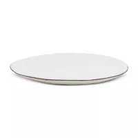 Plato Ovalado de Ceramica 28.5 x 24 Centimetros Gris BELLARTE LDX-P00029 2