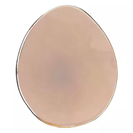 Plato Ovalado de Ceramica 28.5 x 24 Centimetros Palo Rosa BELLARTE LDX-P00031