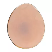 Plato Ovalado de Ceramica 20.5 x 17 Centimetros Palo Rosa BELLARTE LDX-P00032