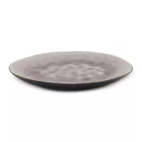 Plato Ovalado de Ceramica 28.5 x 24 Centimetros Negro BELLARTE LDX-P00154 2