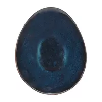 Bowl Ovalado de Ceramica 20.5 x 17 x 5.8 Centimetros Azul BELLARTE LDX-W00225 2