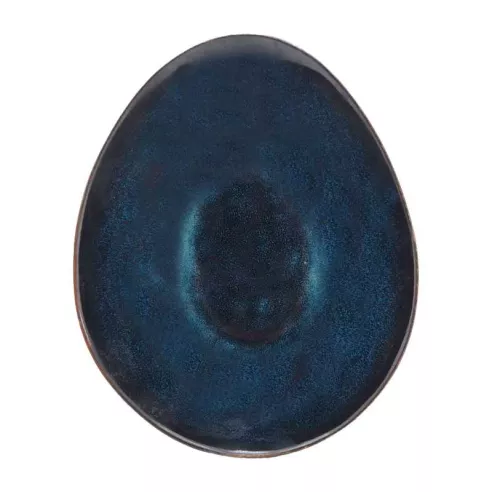 Bowl Ovalado de Ceramica 20.5 x 17 x 5.8 Centimetros Azul BELLARTE LDX-W00225
