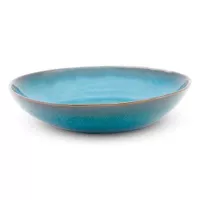 Bowl Redondo de Ceramica  20 x 4.5 Centimetros Verde BELLARTE LDX-W00428