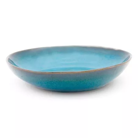Bowl Redondo de Ceramica  20 x 4.5 Centimetros Verde BELLARTE LDX-W00428