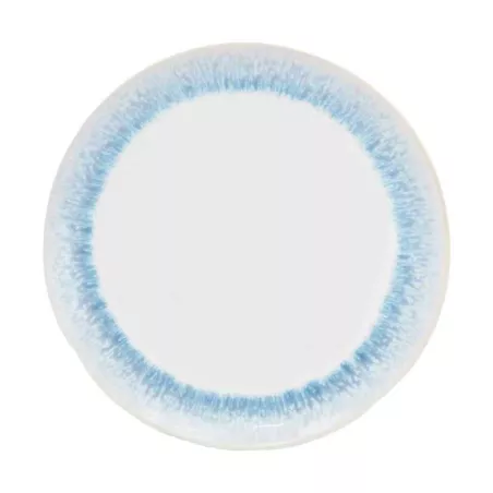 Plato Redondo de Ceramica 20.5 Centimetros Blanco BELLARTE LDX-P00289