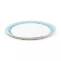 Plato Redondo de Ceramica 20.5 Centimetros Blanco BELLARTE LDX-P00289 2