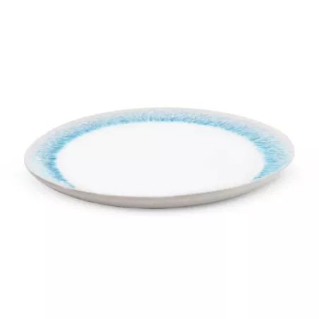 Plato Redondo de Ceramica 20.5 Centimetros Blanco BELLARTE LDX-P00289
