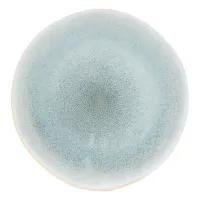 Plato Redondo de Ceramica  27.8 Centimetros Celeste BELLARTE LDX-P00092