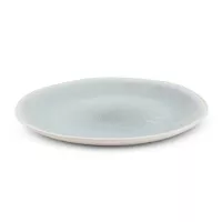 Plato Redondo de Ceramica 22 Centimetros Celeste BELLARTE LDX-P00093 2