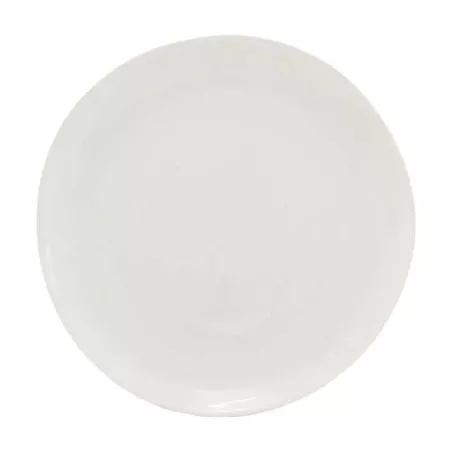 Plato Redondo de Ceramica 27.5 Centimetros Blanco BELLARTE LDX-P00125