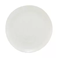 Plato Redondo de Ceramica  22 Centimetros Blanco BELLARTE LDX-P00126