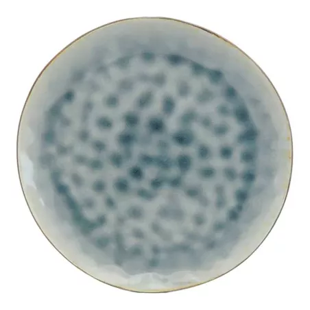 Plato Redondo de Ceramica 28.5 x 24 Centimetros Verde BELLARTE LDX-P00151