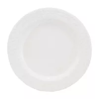 Plato Redondo de Ceramica 27 Centimetros Blanco BELLARTE LDX-P00166
