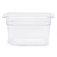 Bandeja de Policarbonato Transparente de 1/6 x 6 Pulgadas MASTER CHEF 2166