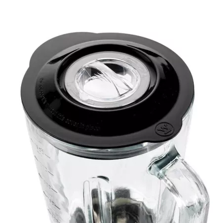 Licuadora de Acero Inoxidable de 3 Velocidades con Frasco de Vidrio para 1.5 Litros Color Negro WESTINGHOUSE WKBE221BK
