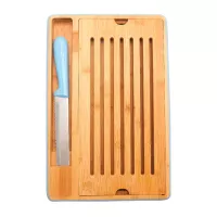 Tabla para Cortar Pan de Bambu de 38.5 x 25.5 Centimetros TIPS CXR-036 2