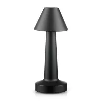 Lampara Tactil para Mesa con Brillo de 3 Niveles de 23 x 10 Centimetros de Color Negro MASTER CHEF LCDT-03K