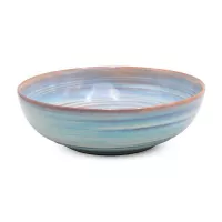 Bowl Redondo de Ceramica de 11.5 x 5.5 Centimetros de Color Blanco RUSTIC 22423-W
