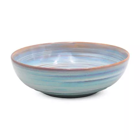 Bowl Redondo de Ceramica de 11.5 x 5.5 Centimetros de Color Blanco RUSTIC 22423-W