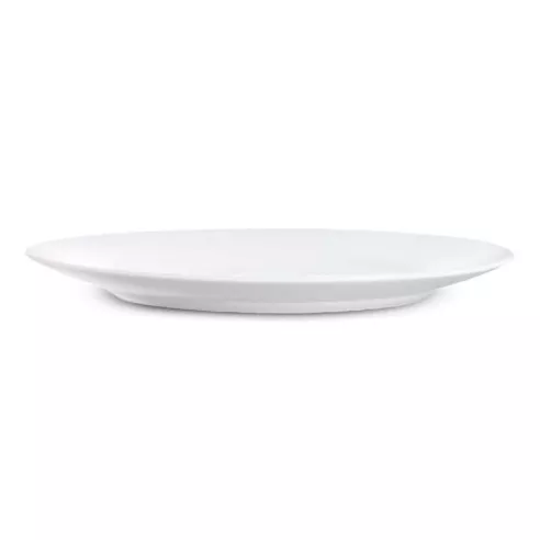 Plato de Vidrio Redondo para Restaurante de 14 Centimetros de Color Blanco ARC 22720