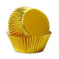 Capsula para Cupcakes Metalizada de Color Dorado de 3.5 Centimetros MASTER CHEF 0761069