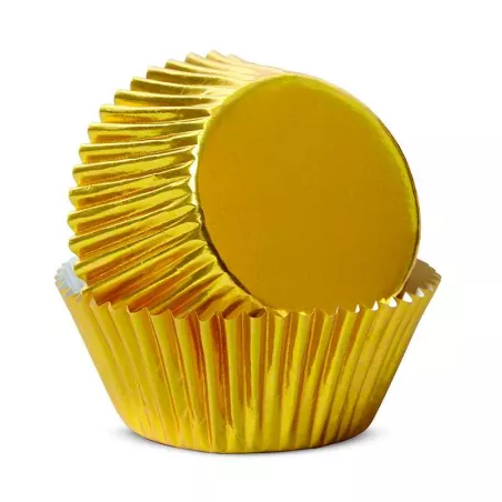 Capsula para Cupcakes Metalizada de Color Dorado de 5 Centimetros MASTER CHEF 0761070