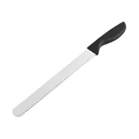 Cuchillo para Queque con Puno de Plastico Negro de 12 Pulgadas MASTER CHEF 0761072
