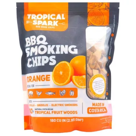 Pellets para BBQ de Astillas Orange de 800 Gramos TROPICAL SPARK 798190219097