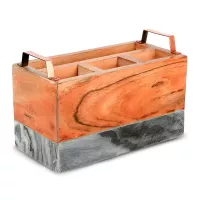 Organizador de Cocina de Madera de 10 x 5 x 6.5 Pulgadas GIBSON 124648.01