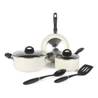 Ollas y Sartenes con Acabado Martillado Clairborne, Set de 7 Piezas GIBSON 141080.07RR